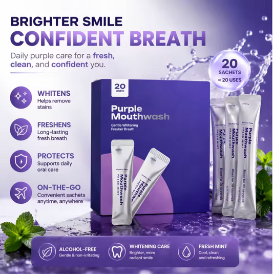 Purple Color-Correcting Mouthwash