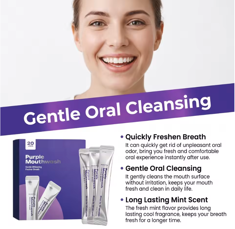 Purple Color-Correcting Mouthwash